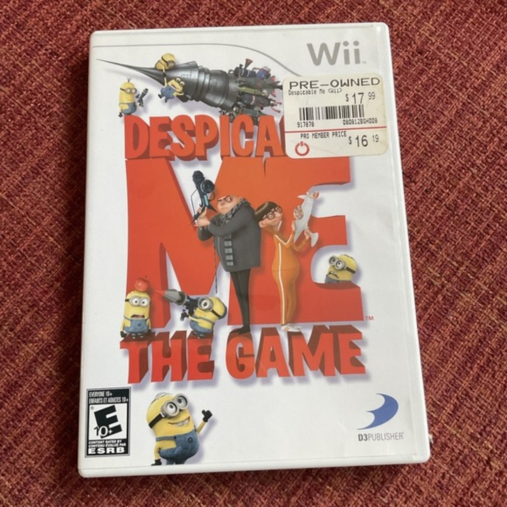 Despicable Me: The Game For‎  Wii 2010 Complete tested